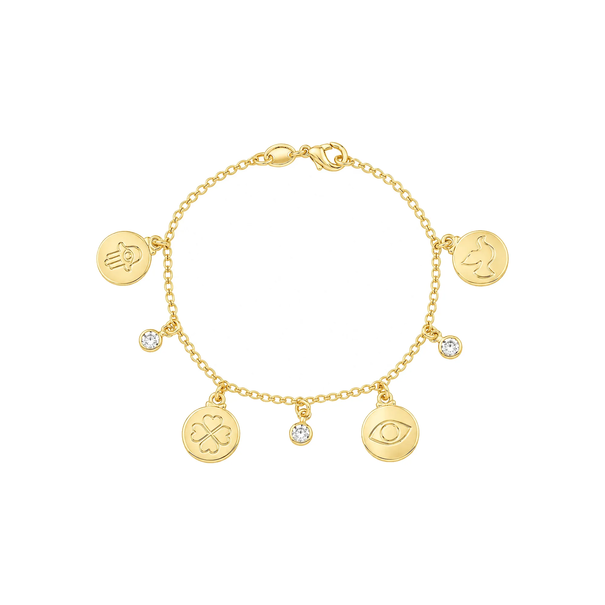 Pulseira Dourada Medalhas de SĂŁo Bento